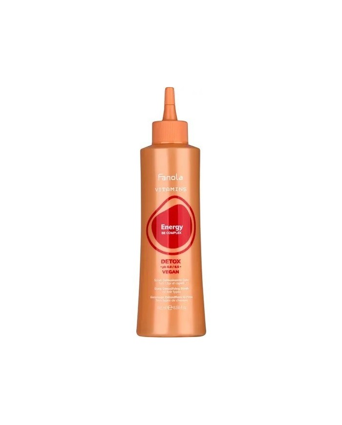 GEL FLUIDO SCRUB DETOX SCALP FANOLA VITAMINS ENERGY 195 ML
