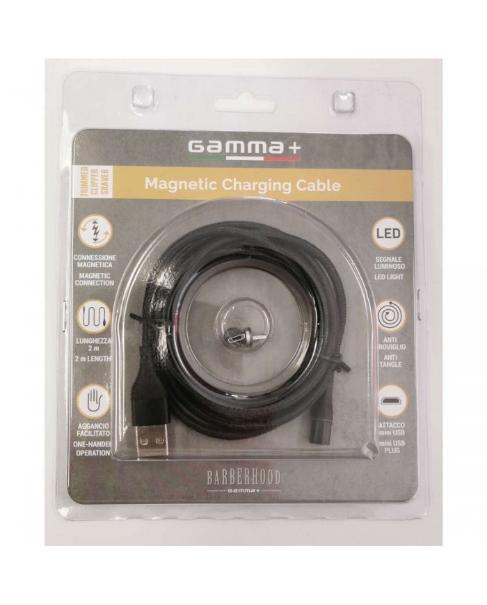 CABLE DE CARGA USB CON 2 MINI-USB MAGNÉTICOS