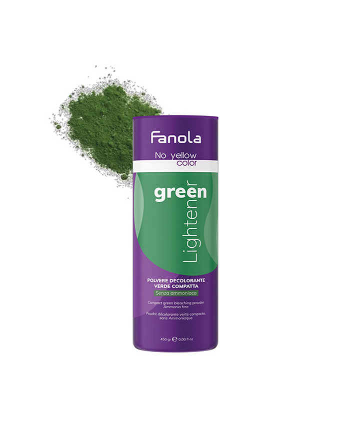Polvo Decolorante Verde Compacto Sin Amoniaco No Yellow 450Gr