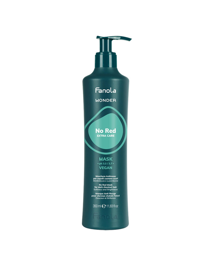 Mascarilla Anti-Rojo Suavidad Y Brillo 350 Ml Fanola Wonder No Red