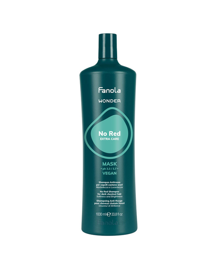 Mascarilla Anti-Rojo Suavidad Y Brillo 1000 Ml Fanola Wonder No Red