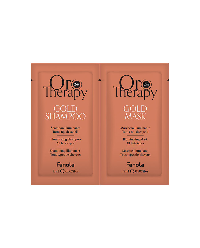 Sachette Shampoo Oro Puro + Mask 15 Ml New
