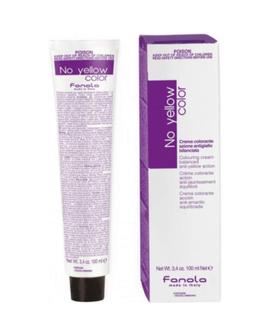 Tinte No Yellow 8*0 Rubio Claro Hielo 100Ml New