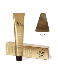 Color Keratin Oro Puro 11/7 Super Rubio Platino Irisado 100Ml